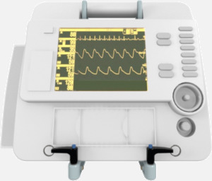 Hillaero LIFEPACK 12 FAA certified Mount for your Air Ambulance Airmed Helicopter or Fixed Wing Aircraft WITH UNITS FRONT